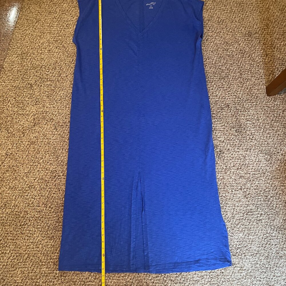 Size XXL cobalt blue Universal Thread short sleeve, midi T-shirt dress - Picture 8 of 11